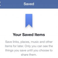 facebook save option
