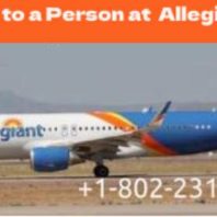 talk to a person at Allegiant Air